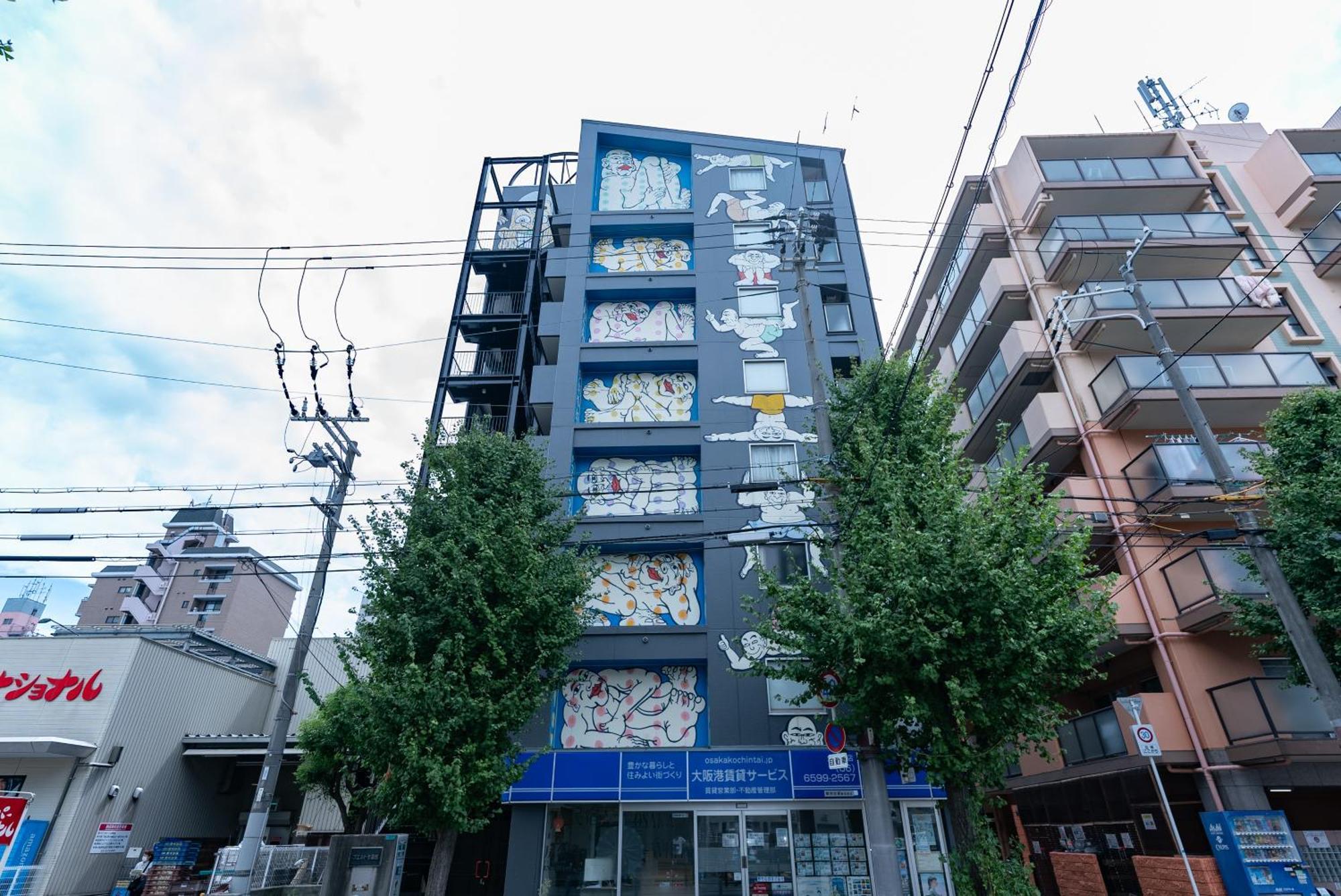 Osaka Bay Wheel Apartment Bagian luar foto